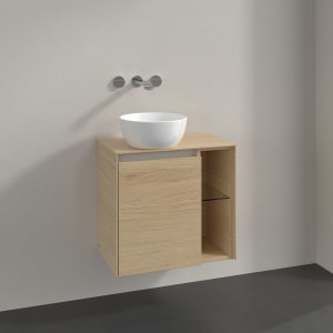 Villeroy & Boch Collaro Waschtischunterschrank 60 x 54,8 cm , mit 1 Tür, Anschlag links