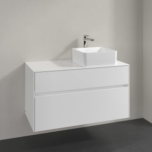 Villeroy & Boch Collaro Waschtischunterschrank 100 x 54,8 cm mit 2 Auszügen, für WT rechts