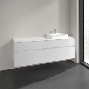 Villeroy & Boch Collaro Waschtischunterschrank 160 x 54,8 cm mit 4 Auszügen, für WT rechts