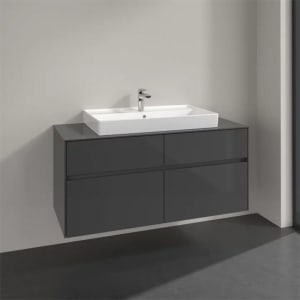 Villeroy & Boch Collaro Waschtischunterschrank 120 x 54,8 cm mit 4 Auszügen, für WT mittig