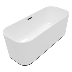 Villeroy & Boch Finion freistehende Badewanne, 170 x 70 cm mit Design-Ring