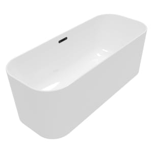 Villeroy & Boch Finion freistehende Badewanne, 170 x 70 cm mit Design-Ring, Emotion-Funktion