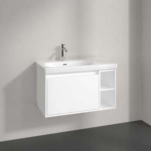 Villeroy & Boch Skyla Waschtisch mit Unterschrank 80 cm, 1 Auszug, Stauraum rechts