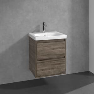 Villeroy & Boch Skyla Waschtisch mit Unterschrank 55 cm, 2 Auszüge