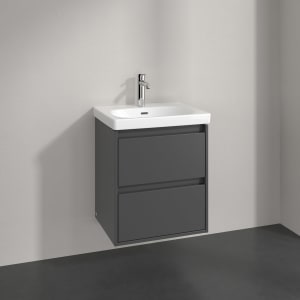 Villeroy & Boch Skyla Waschtisch mit Unterschrank 55 cm, 2 Auszüge