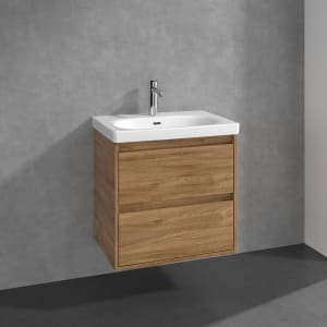 Villeroy & Boch Skyla Waschtisch mit Unterschrank 65 cm, 2 Auszüge