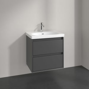 Villeroy & Boch Skyla Waschtisch mit Unterschrank 65 cm, 2 Auszüge