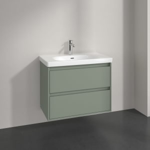 Villeroy & Boch Skyla Waschtisch mit Unterschrank 80 cm, 2 Auszüge