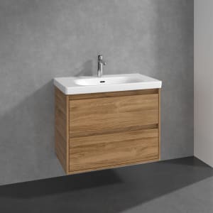 Villeroy & Boch Skyla Waschtisch mit Unterschrank 80 cm, 2 Auszüge