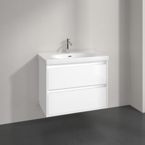 Villeroy & Boch Skyla Waschtisch mit Unterschrank 80 cm, 2 Auszüge
