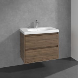 Villeroy & Boch Skyla Waschtisch mit Unterschrank 80 cm, 2 Auszüge