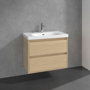Villeroy & Boch Skyla Waschtisch mit Unterschrank 80 cm, 2 Auszüge