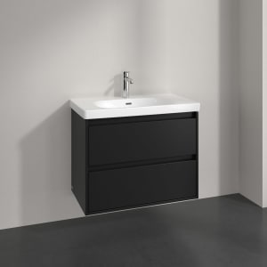 Villeroy & Boch Skyla Waschtisch mit Unterschrank 80 cm, 2 Auszüge