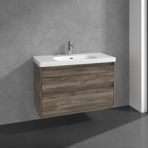 Villeroy & Boch Skyla Waschtisch mit Unterschrank 100 cm, 2 Auszüge
