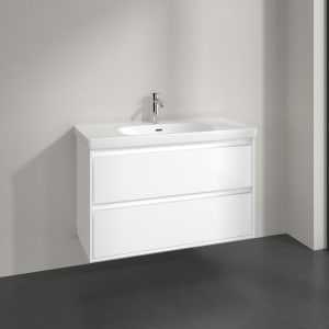 Villeroy & Boch Skyla Waschtisch mit Unterschrank 100 cm, 2 Auszüge