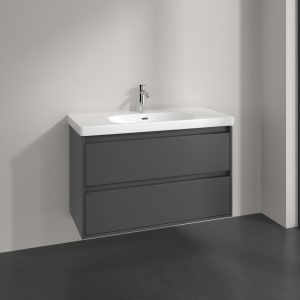 Villeroy & Boch Skyla Waschtisch mit Unterschrank 100 cm, 2 Auszüge