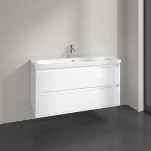 Villeroy & Boch Skyla Doppel-Waschtisch mit Unterschrank 120 cm, 2 Auszüge
