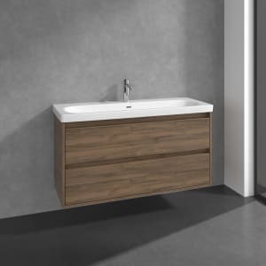 Villeroy & Boch Skyla Doppel-Waschtisch mit Unterschrank 120 cm, 2 Auszüge