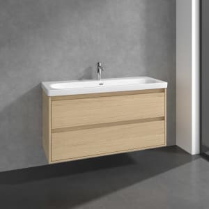Villeroy & Boch Skyla Doppel-Waschtisch mit Unterschrank 120 cm, 2 Auszüge