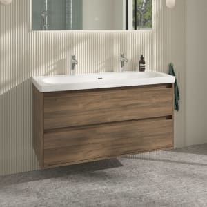 Villeroy & Boch Skyla Doppel-Waschtisch mit Unterschrank 120 cm, 2 Auszüge