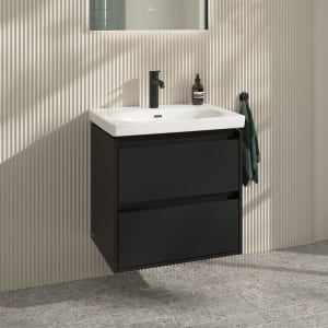 Villeroy & Boch Skyla Waschtisch mit Unterschrank 65 cm, 2 Auszüge