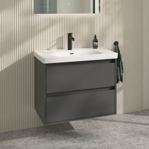 Villeroy & Boch Skyla Waschtisch mit Unterschrank 80 cm, 2 Auszüge