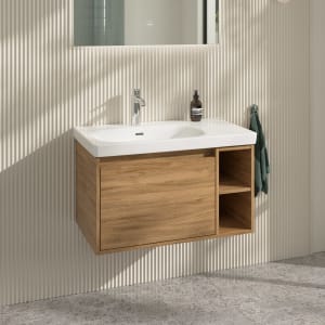 Villeroy & Boch Skyla Waschtischunterschrank 77,2 x 43,6 cm, 1 Auszug, Stauraum rechts