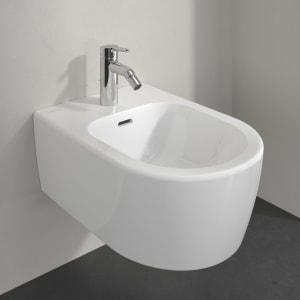 Villeroy & Boch Skyla Bidet wandhängend, 37 x 53 cm mit CeramicPlus