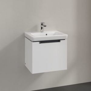 Villeroy & Boch Subway 2.0 Waschtischunterschrank 48,5 cm, Griff chromfarbig glänzend, 1 Auszug