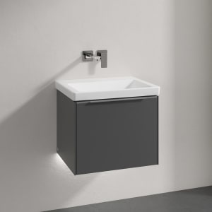 Villeroy & Boch Subway 3.0 Badmöbel-Set 55 cm mit Beleuchtung, 1 Auszug