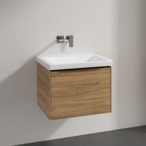 Villeroy & Boch Subway 3.0 Badmöbel-Set 60 cm, Griff volcano black, 1 Auszug