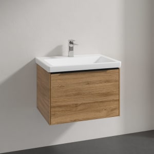 Villeroy & Boch Subway 3.0 Badmöbel-Set 65 cm, Griff volcano black, 1 Auszug