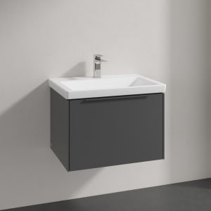 Villeroy & Boch Subway 3.0 Badmöbel-Set 65 cm, Griff in Möbelfarbe, 1 Auszug