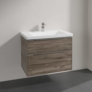 Villeroy & Boch Subway 3.0 Badmöbel-Set 80 cm, 2 Auszüge