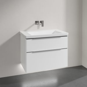 Villeroy & Boch Subway 3.0 Badmöbel-Set 80 cm mit Beleuchtung, 2 Auszüge