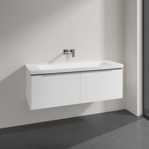 Villeroy & Boch Subway 3.0 Badmöbel-Set 130 cm, 2 Auszüge