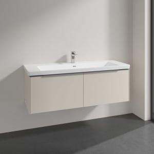 Villeroy & Boch Subway 3.0 Badmöbel-Set 130 cm, 2 Auszüge