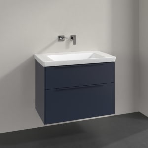 Villeroy & Boch Subway 3.0 Badmöbel-Set 80 cm, Griff in Möbelfarbe, 2 Auszüge