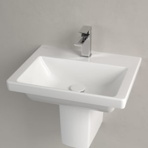 Villeroy & Boch Subway 3.0 Waschtisch 55 cm, mit 1 Hahnloch, ohne Überlauf