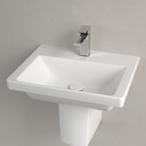Villeroy & Boch Subway 3.0 Waschtisch 55 cm, mit 1 Hahnloch, ohne Überlauf