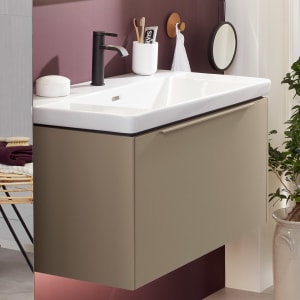 Villeroy & Boch Subway 3.0 Möbelset mit 1 Auszug, ohne Spiegel, 80 cm