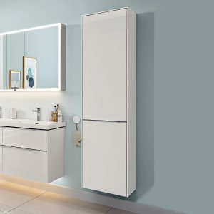 Villeroy & Boch Subway 3.0 Hochschrank 45 x 171 cm mit 1 Wäscheklappe und 1 Tür, Anschlag links