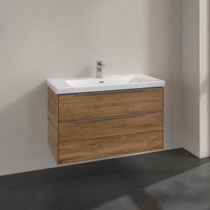 Villeroy & Boch Subway 3.0 Waschtischunterschrank 97,3 cm, 2 Auszüge, ohne LED-Beleuchtung