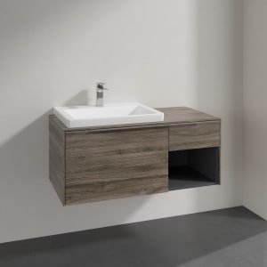 Villeroy & Boch Subway 3.0 Badmöbel-Set 100,1 cm, Waschbecken links