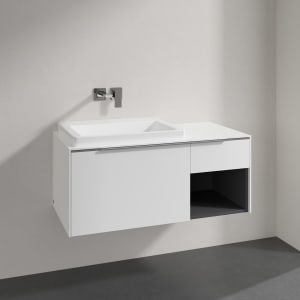 Villeroy & Boch Subway 3.0 Badmöbel-Set 100,1 cm, Waschbecken links