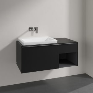 Villeroy & Boch Subway 3.0 Badmöbel-Set 100,1 cm, Waschbecken links