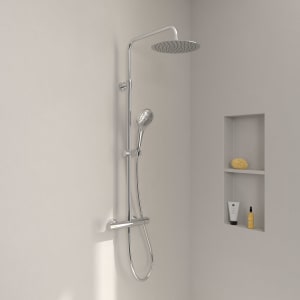 Villeroy & Boch Taro Duschsystem mit 3 Funktionen für Wandmontage