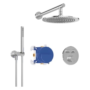 Villeroy & Boch Universal Duschsystem mit Thermostat und runder Kopfbrause