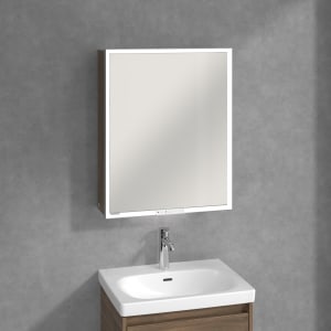 Villeroy & Boch My View+ Aufputz-Spiegelschrank 60 x 75 cm, Anschlag rechts