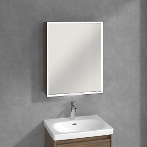 Villeroy & Boch My View+ Aufputz-Spiegelschrank 60 x 75 cm, Anschlag links